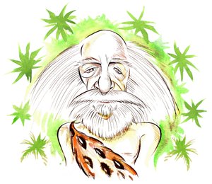 William Golding, İngiliz yazar, 1911-1993 by Neale Osborne